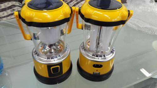 Rechargeable camping 8 led emergency light .Solar, AC , DC , Battery All in one