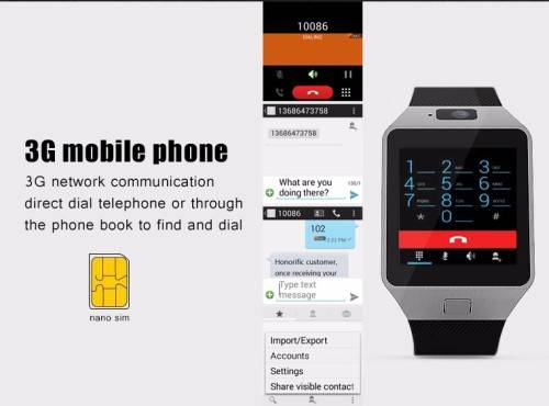 QW 3G SMART WATCH PHONE with WIFI