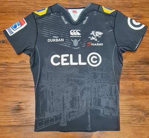 Sharks Match Worn Rugby Jersey
