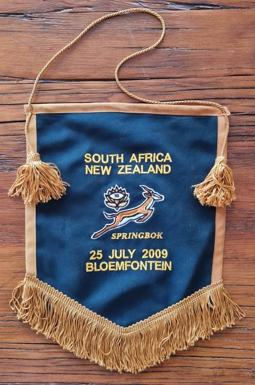 South Africa vs New Zealand Rugby Pennant