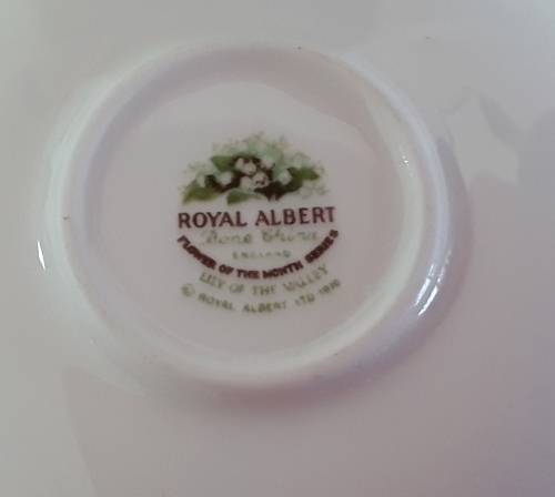Royal Albert   -  May  -  Miniature  Cup & Saucer