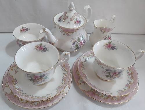 Royal Albert  ''Serenity''  9pc  Tea -4- Two