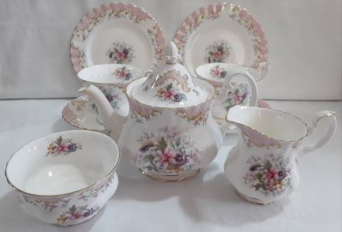 Royal Albert  ''Serenity''  9pc  Tea -4- Two