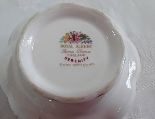 Royal Albert  ''Serenity''  9pc  Tea -4- Two