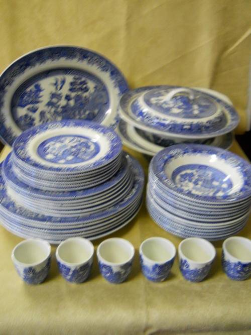 Woods Ware  Willow  Dinner  Set