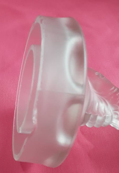 Art Deco  -  Glass  Fish Figure  Bowl