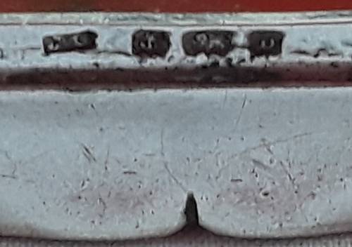 Birmingham   1901   -   Engraved  Snuff  Box