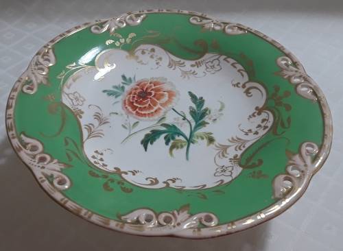 Lockett  Baguley  and  Cooper  -   c1855   Footed  Bowl