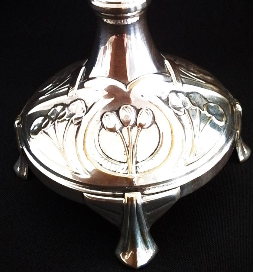 Silver Plated and Glass Epergne  - c1900