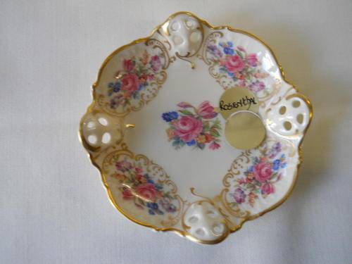 Rosenthal Floral Pierced Bowl