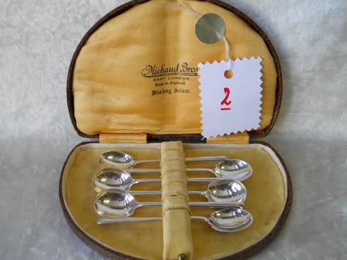 Sheffield 1936 Cased Coffee Spoons