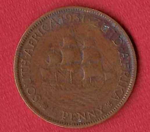 King George Half Penny SOUTH·AFRICA· 1931 ·ZUID·AFRIKA  - as per scan