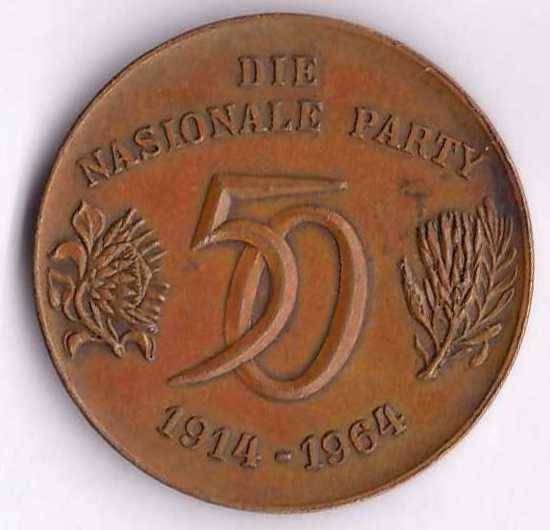 RSA (Pre-1994): National Party Golden Jubilee - as per scan