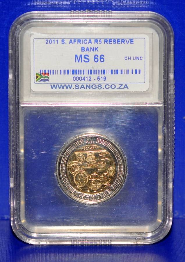 MS 66 SANGS GRADED 2011 MANDELA  R5