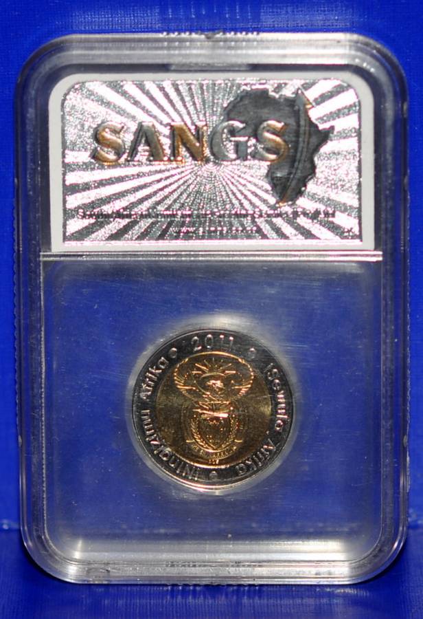 MS 66 SANGS GRADED 2011 MANDELA  R5