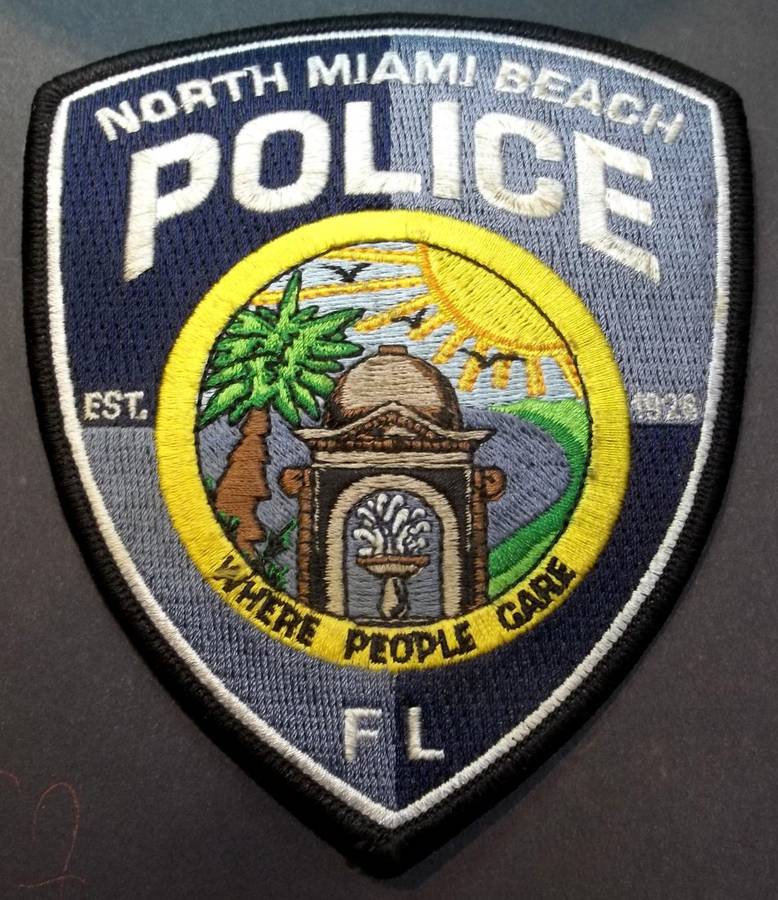 *CRAZY R1 START* North Miami Beach Police material badge