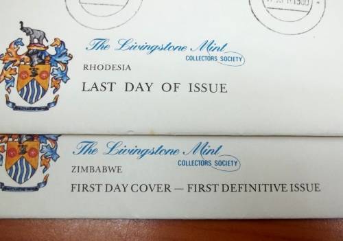 *CRAZY R1 START* 1980 First & Last Day Covers,  Rhodesia - Zimbabwe