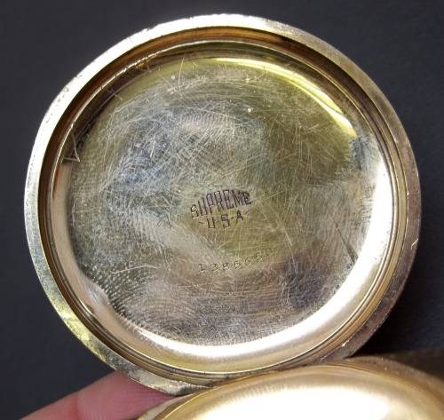 *CRAZY R1 START* Waltham USA Gold Plated pocket watch, Working - For restoration/parts