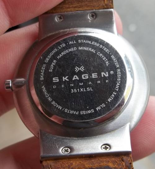 *CRAZY R1 START* SKAGEN Denmark Steel gents quartz watch