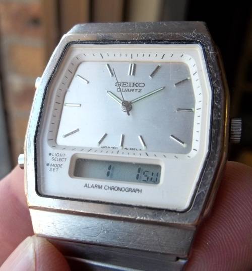 *CRAZY R1 START* 1981 SEIKO Quartz, Dual Time, Alarm Chrono gent's watch