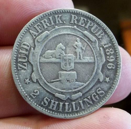 *CRAZY R1 START* ZAR 2 Shillings 1896
