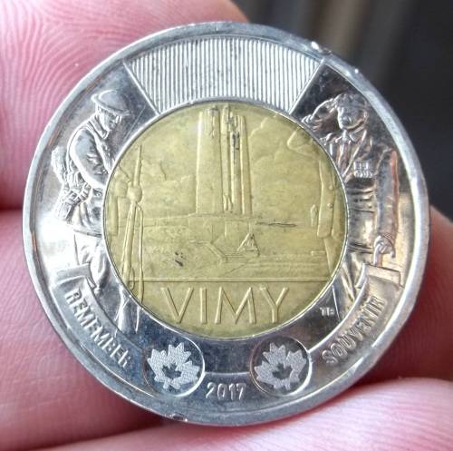 *CRAZY R1 START* Canada 2 Dollars 2017 - WWI battle of Vimy Ridge