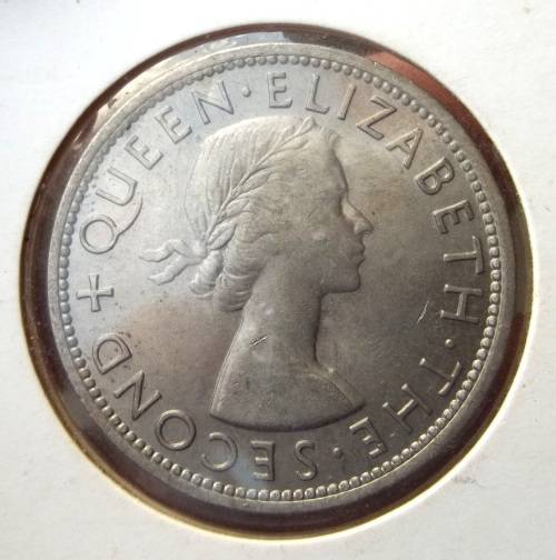 *CRAZY R1 START* Rhodesia & Nyasaland 2`6 Shillings 1955 - aUNC condition