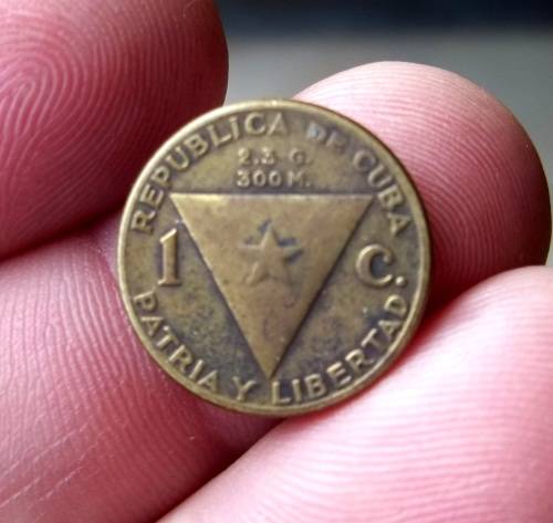 *CRAZY R1 START* Cuba 1 Centavo 1953