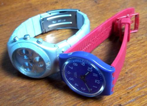 *CRAZY R1 START* 2x SWATCH kids watches