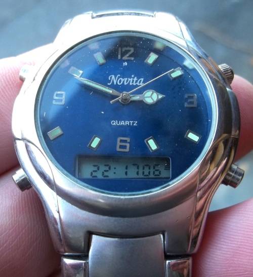 *CRAZY R1 START* Novita Quartz men`s watch