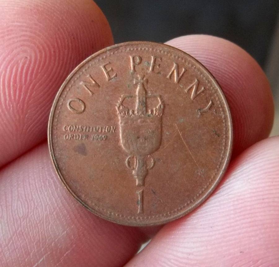 *CRAZY R1 START* Gibraltar 1 Penny 2006 - Constitution Order 1969