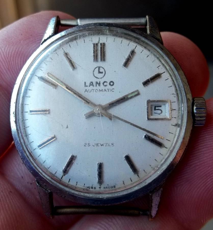 *CRAZY R1 START* LANCO Automatic men`s watch - For Restoration/Parts