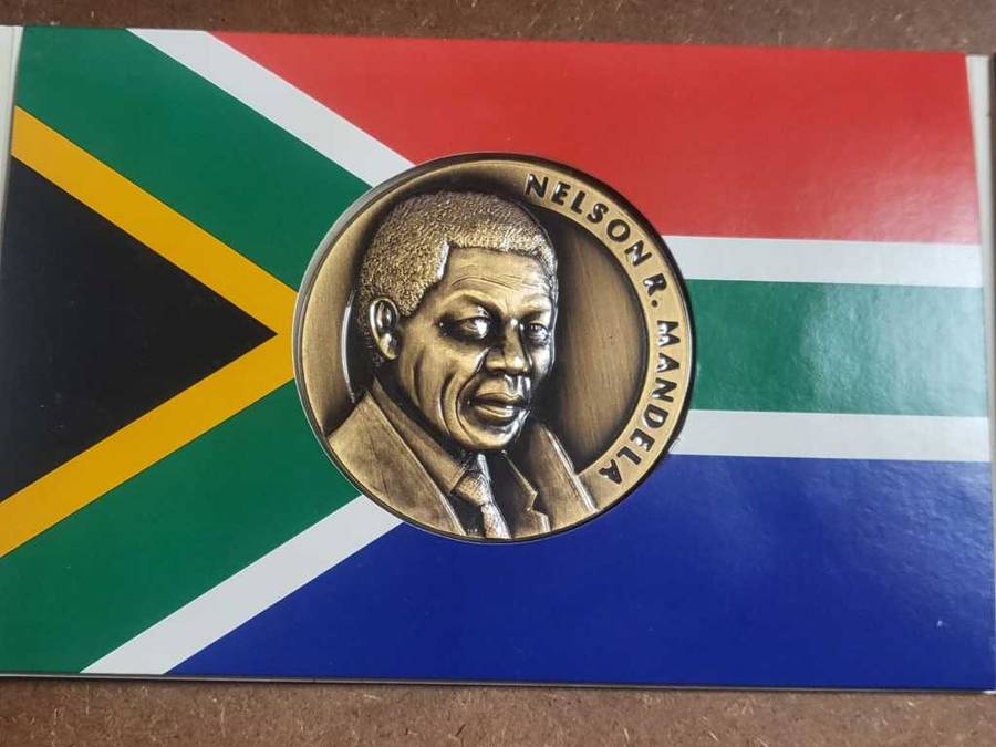 1994 Nelson Mandela FNB Bronze Medallion