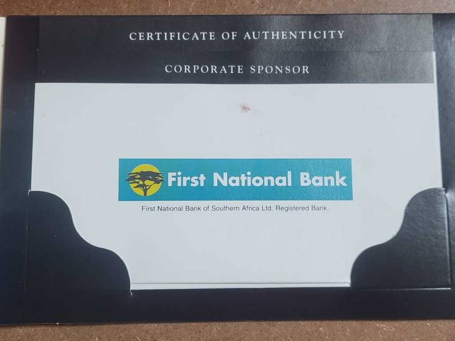 1994 Nelson Mandela FNB Bronze Medallion