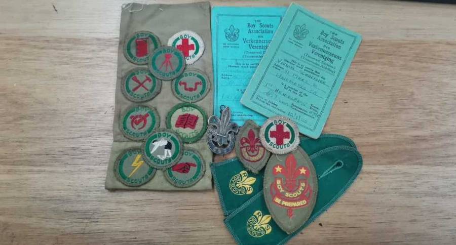 1940's Boy Scouts badges/logs/epaulets etc