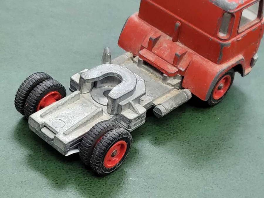 *R1 Auction* 1967 Magirus Tieflader Sattelschepper V275 truck, Germany - 60/1 Ratio