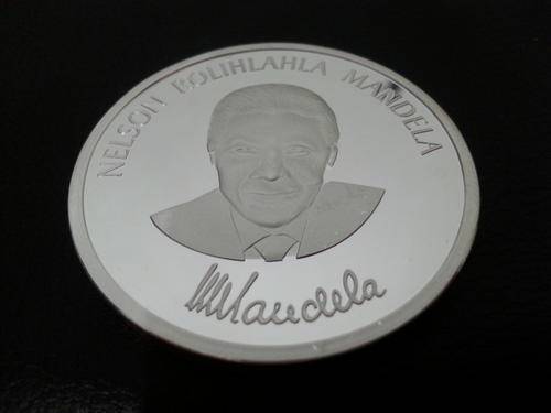 Nelson Mandela Silver Robben Island Clad Coin