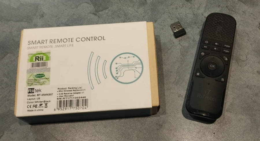 Rii i7 2.4G Wireless Air Mouse Remote Control For PC