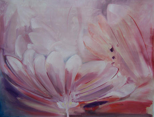 abstract (oil on canvas ) estimated value R7000