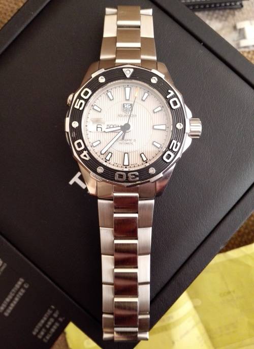Original TAG Heuer AquaRacer 500m Calibre 5 Automatic - Pristine condition - with box and paperwork