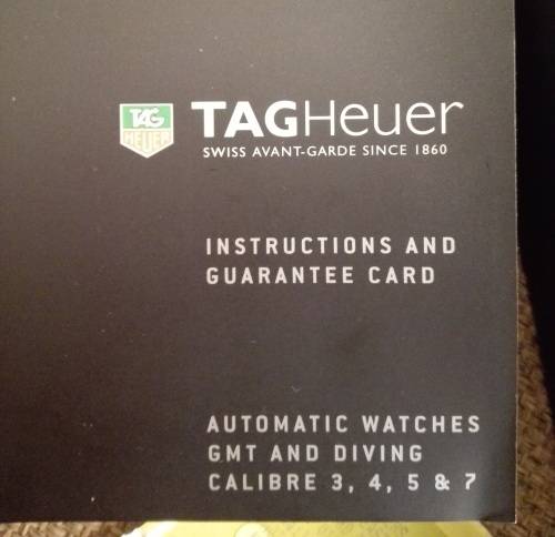 Original TAG Heuer AquaRacer 500m Calibre 5 Automatic - Pristine condition - with box and paperwork