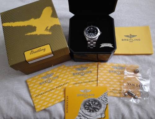 Original Breitling SuperOcean Automatic - Pristine condition - Complete box and paperwork