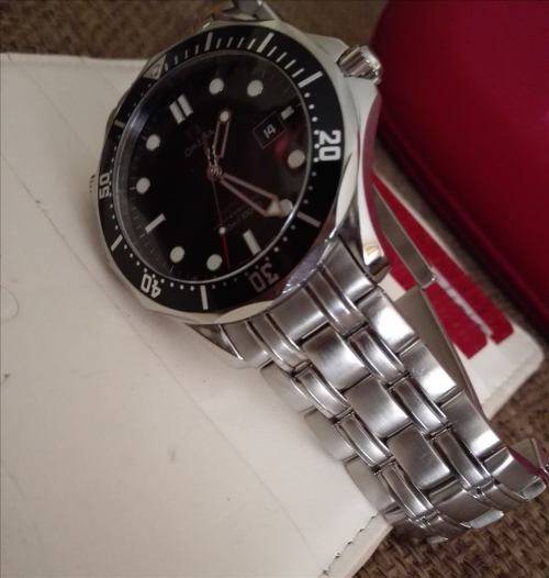 Original RED Omega Seamaster Pro Diver 300m Quartz