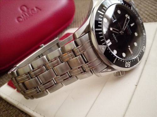Original RED Omega Seamaster Pro Diver 300m Quartz