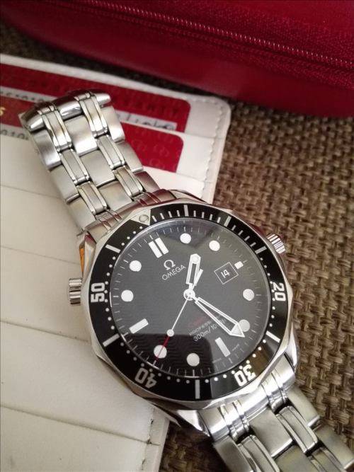 Original RED Omega Seamaster Pro Diver 300m Quartz