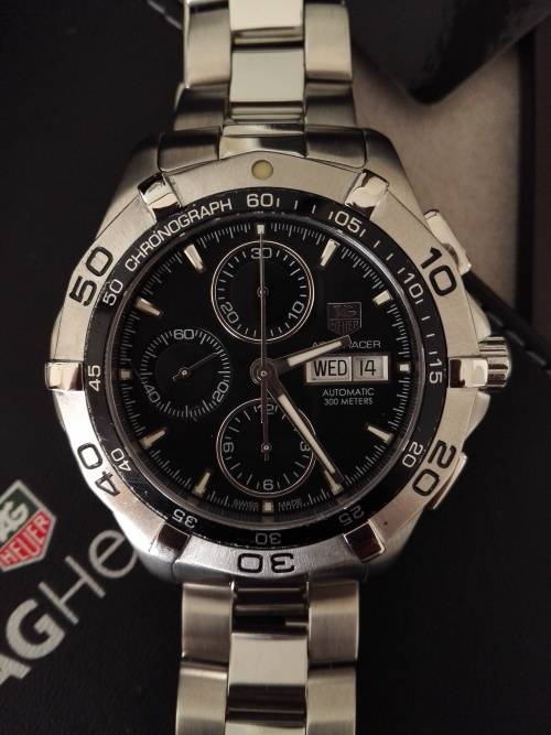 TAG Heuer AquaRacer DAY DATE Calibre 16 Automatic  - FULL BOX AND PAPERWORK