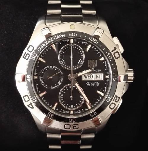 TAG Heuer AquaRacer DAY DATE Calibre 16 Automatic  - FULL BOX AND PAPERWORK