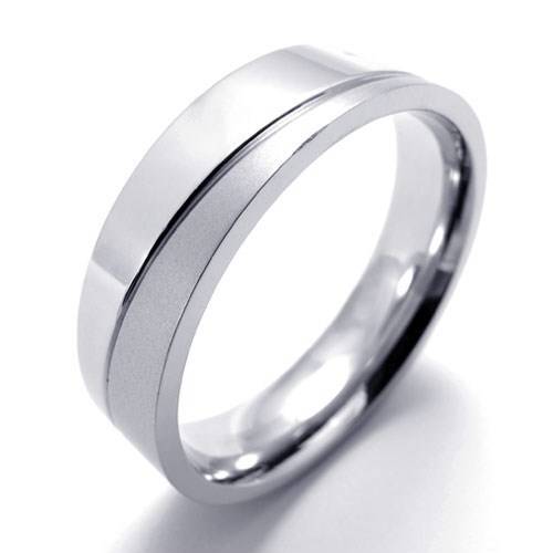 Men's Wedding/Engagement/Promise Stainless Steel Ring