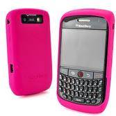 Premium Silicone Skin Cover for BlackBerry Curve 8900 (Hot Pink)