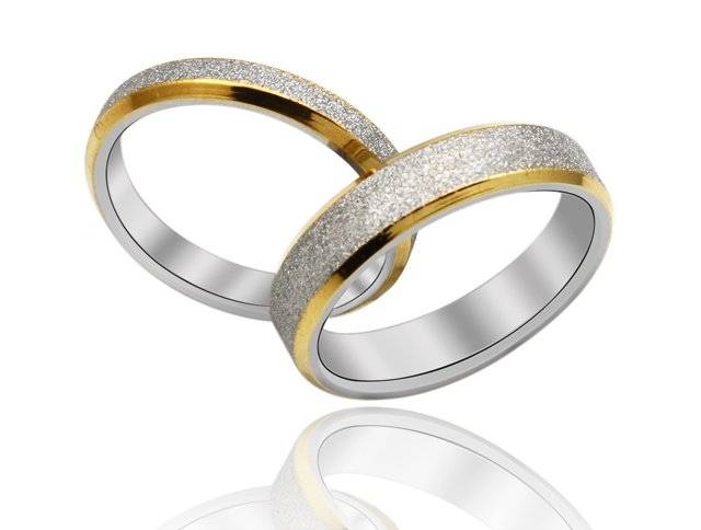 Titanium Steel Ring ~~New Style Beautiful View GJ158 ~~ (Couple Ring Set)